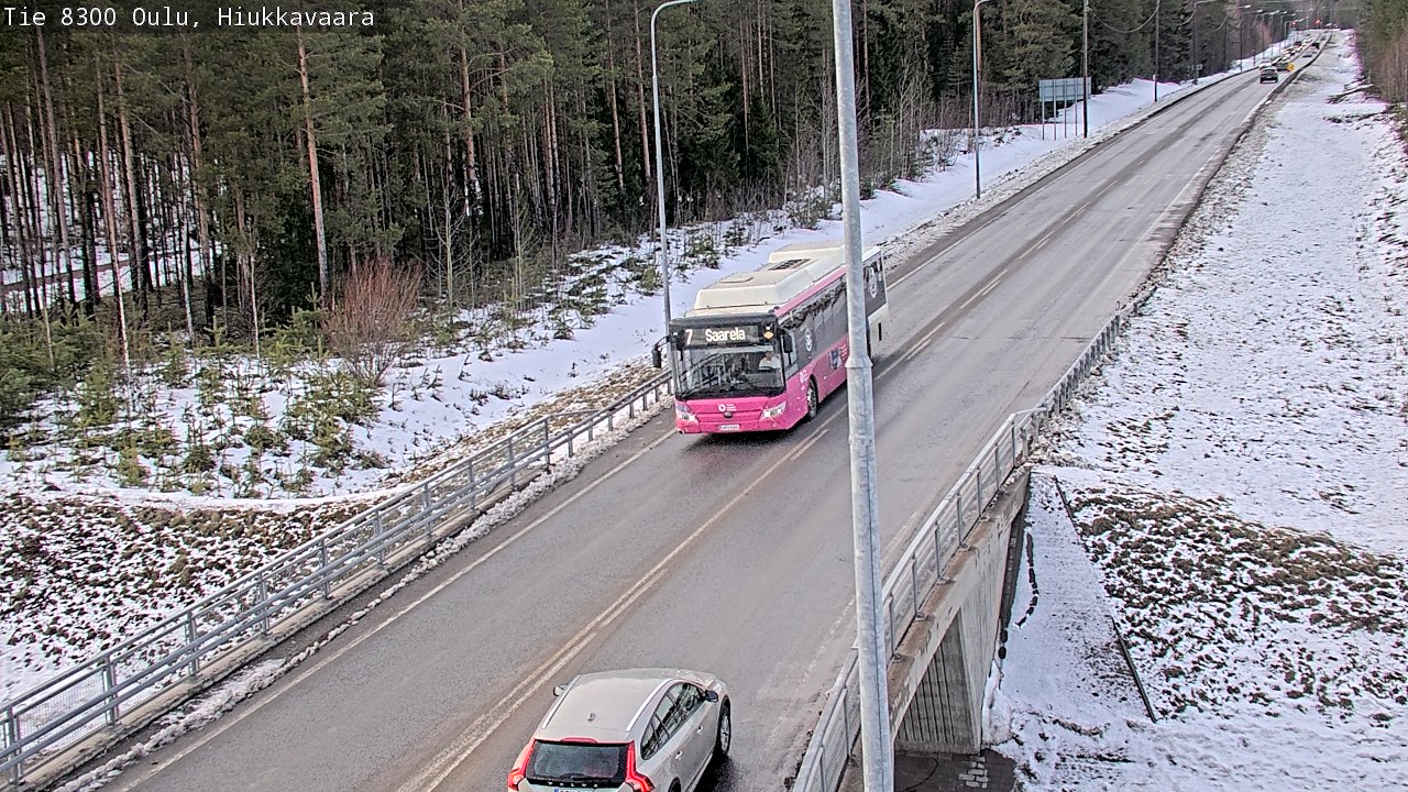 Kelikamerat Kuva tie 8300 Oulu Hiukkavaara, Oulu, Pohjois-Pohjanmaa