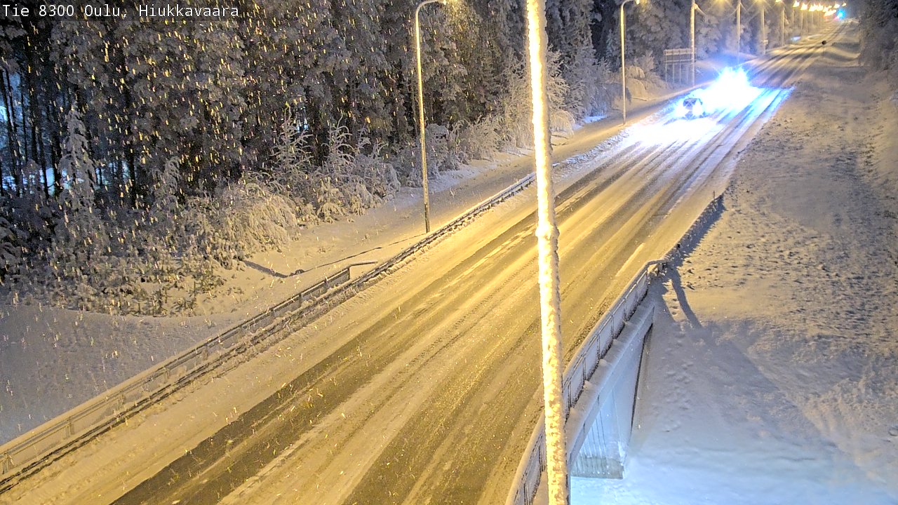 Kelikamerat Kuva tie 8300 Oulu Hiukkavaara, Oulu, Pohjois-Pohjanmaa