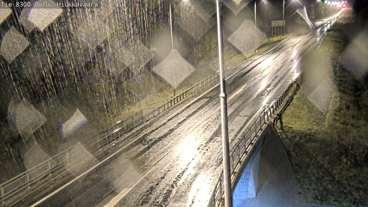 Weather Camera Image road 8300 Oulu Hiukkavaara, Oulu, Pohjois-Pohjanmaa