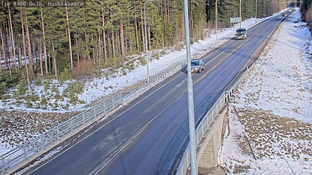 Kelikamerat Kuva tie 8300 Oulu Hiukkavaara, Oulu, Pohjois-Pohjanmaa