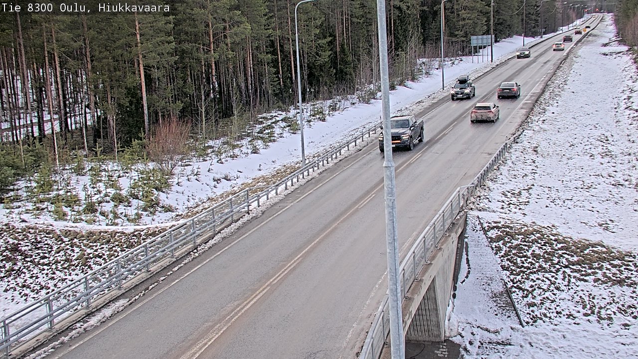 Kelikamerat Kuva tie 8300 Oulu Hiukkavaara, Oulu, Pohjois-Pohjanmaa