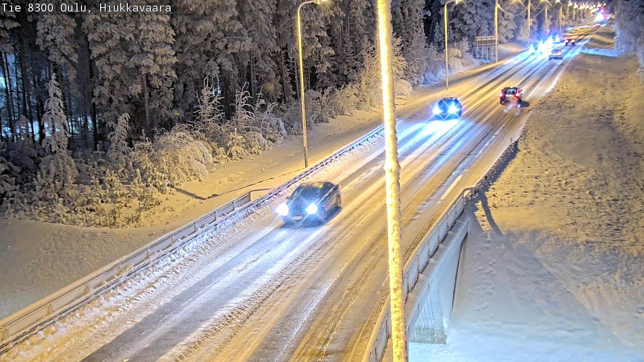Kelikamerat Kuva tie 8300 Oulu Hiukkavaara, Oulu, Pohjois-Pohjanmaa