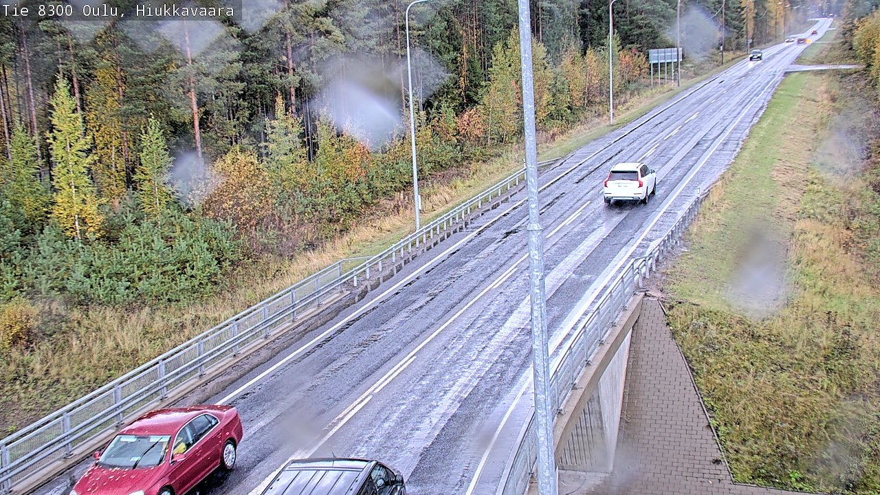 Weather Camera Image road 8300 Oulu Hiukkavaara, Oulu, Pohjois-Pohjanmaa