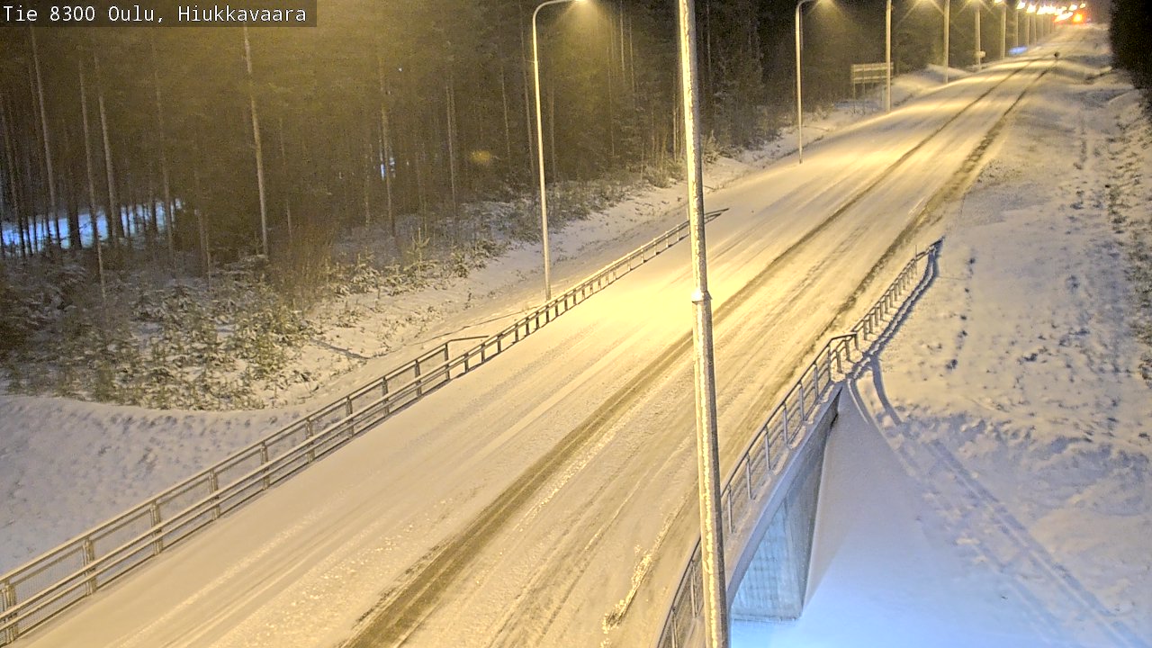 Kelikamerat Kuva tie 8300 Oulu Hiukkavaara, Oulu, Pohjois-Pohjanmaa