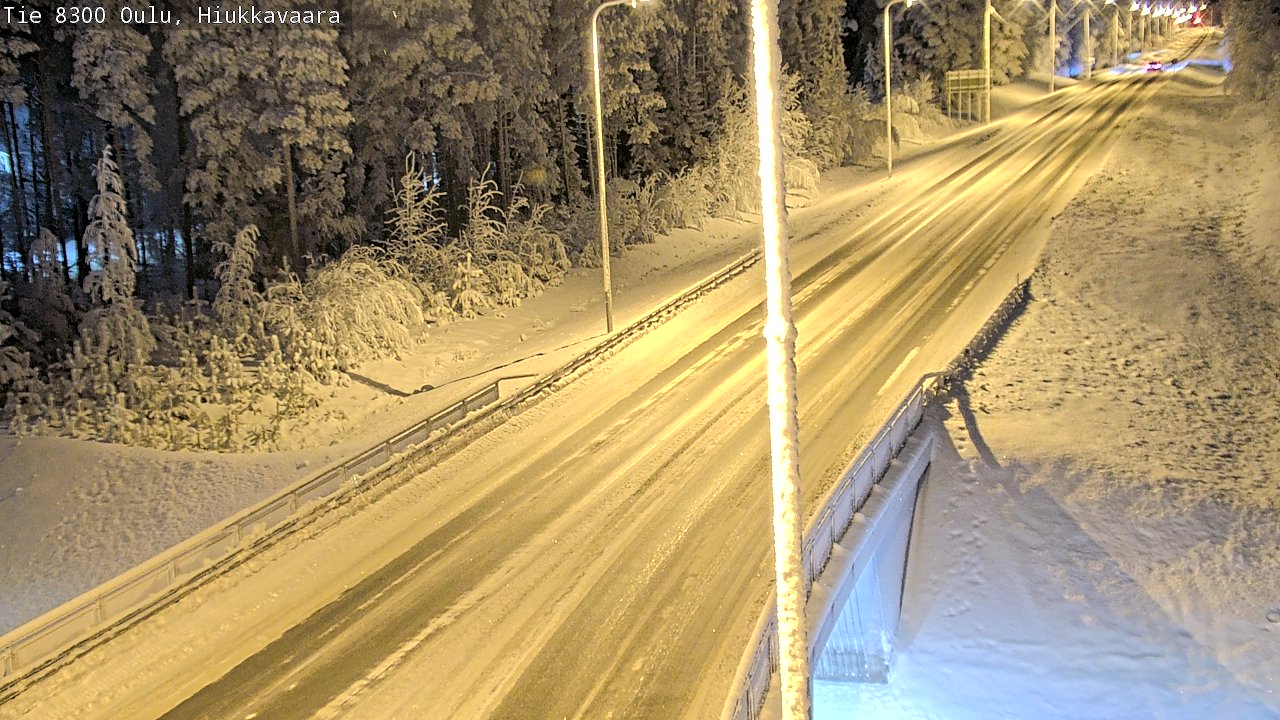 Kelikamerat Kuva tie 8300 Oulu Hiukkavaara, Oulu, Pohjois-Pohjanmaa
