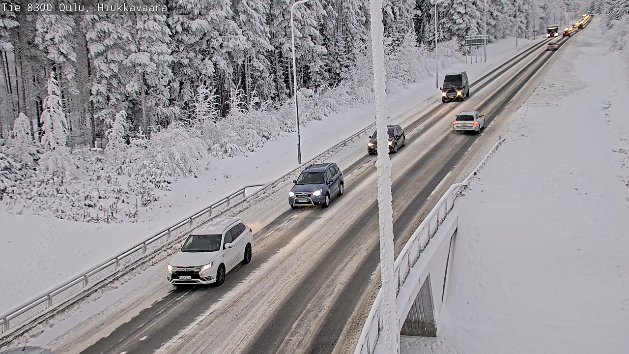 Kelikamerat Kuva tie 8300 Oulu Hiukkavaara, Oulu, Pohjois-Pohjanmaa