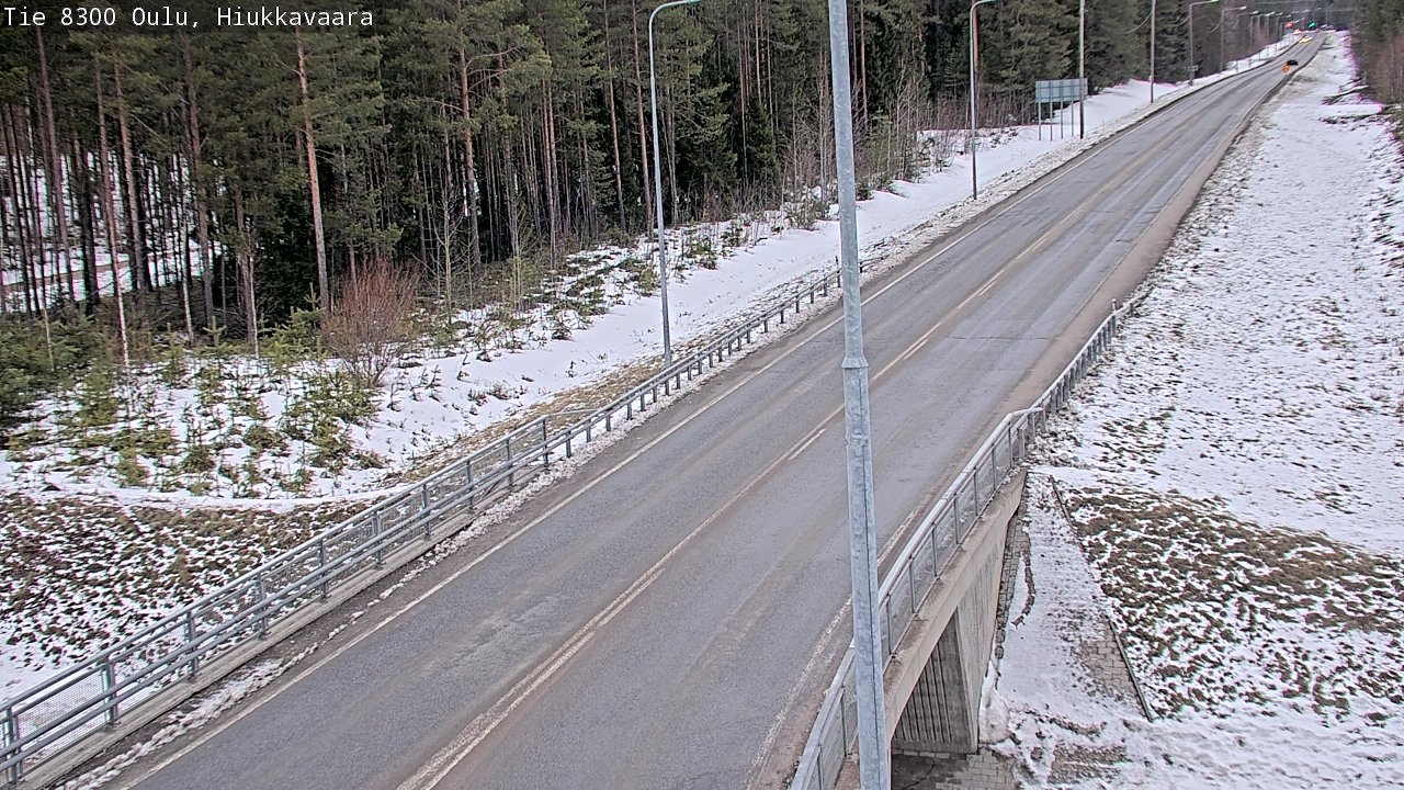 Kelikamerat Kuva tie 8300 Oulu Hiukkavaara, Oulu, Pohjois-Pohjanmaa