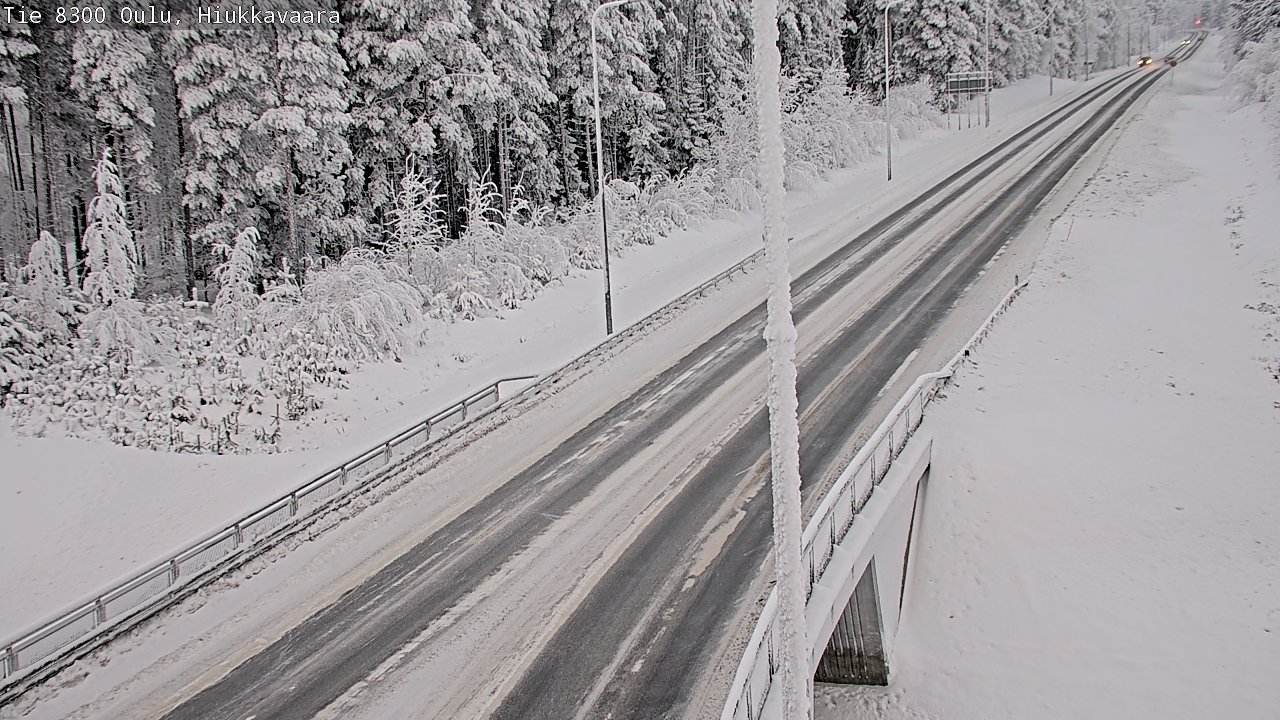 Kelikamerat Kuva tie 8300 Oulu Hiukkavaara, Oulu, Pohjois-Pohjanmaa