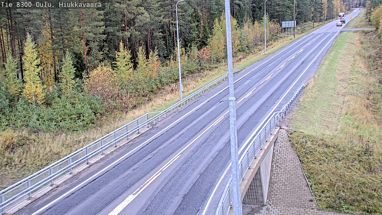 Weather Camera Image road 8300 Oulu Hiukkavaara, Oulu, Pohjois-Pohjanmaa
