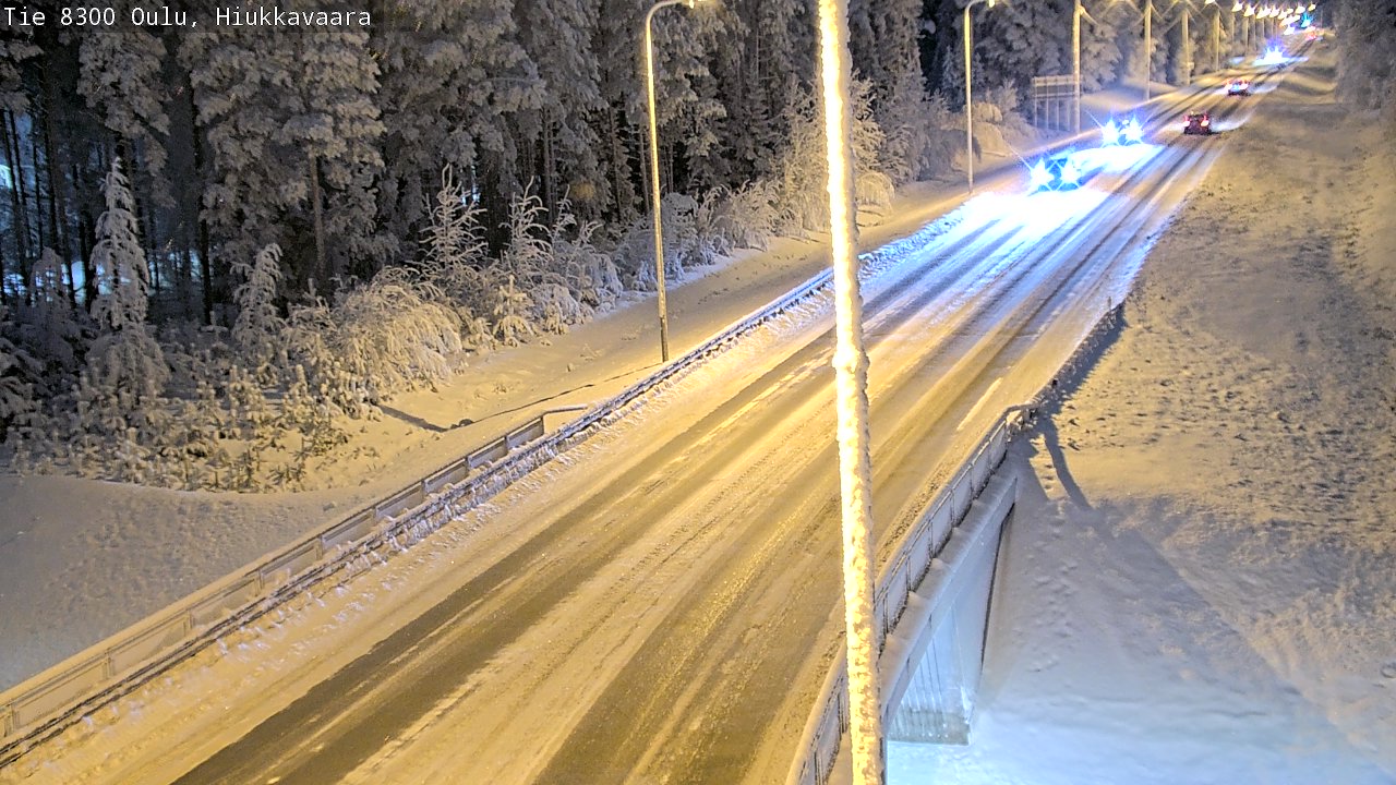 Kelikamerat Kuva tie 8300 Oulu Hiukkavaara, Oulu, Pohjois-Pohjanmaa