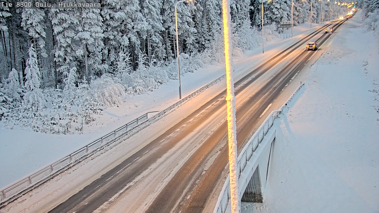 Kelikamerat Kuva tie 8300 Oulu Hiukkavaara, Oulu, Pohjois-Pohjanmaa