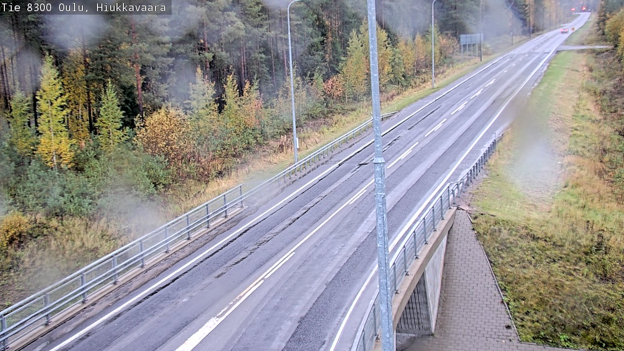 Weather Camera Image road 8300 Oulu Hiukkavaara, Oulu, Pohjois-Pohjanmaa