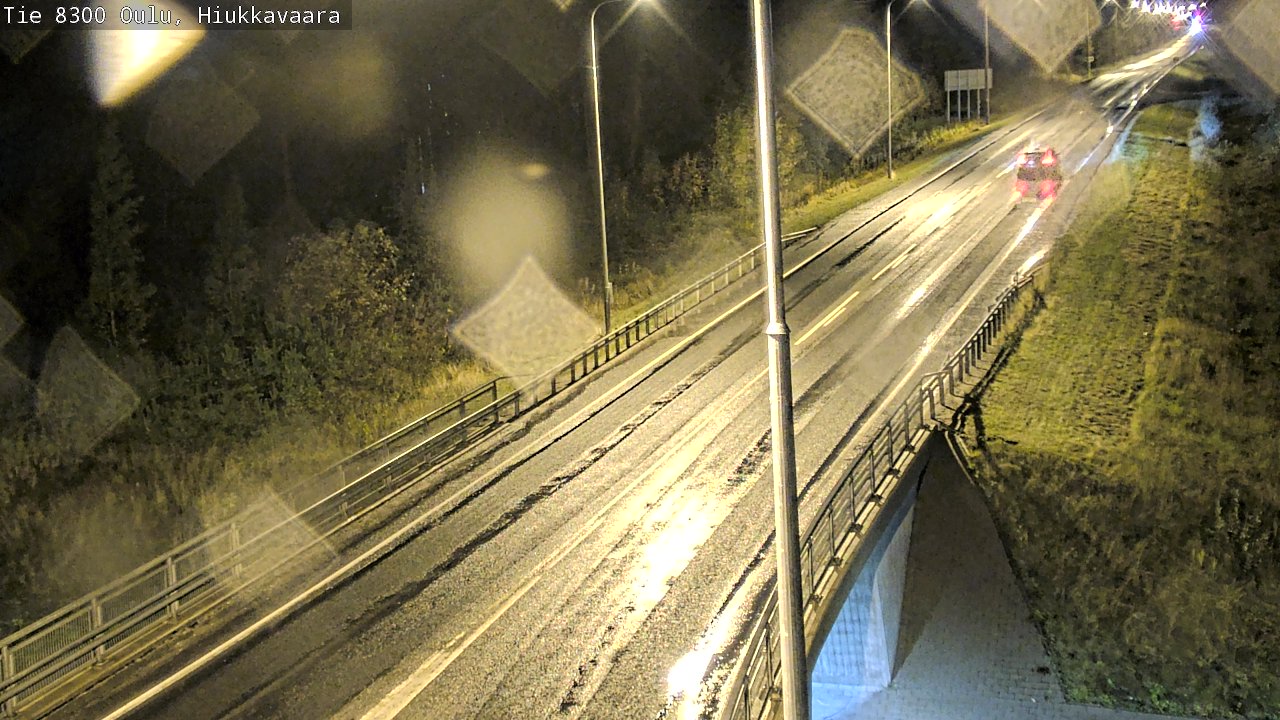 Weather Camera Image road 8300 Oulu Hiukkavaara, Oulu, Pohjois-Pohjanmaa