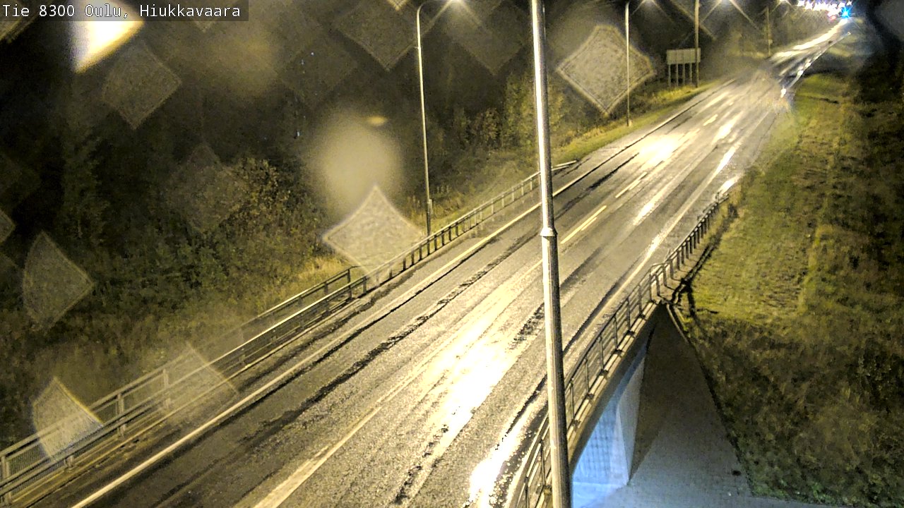 Weather Camera Image road 8300 Oulu Hiukkavaara, Oulu, Pohjois-Pohjanmaa