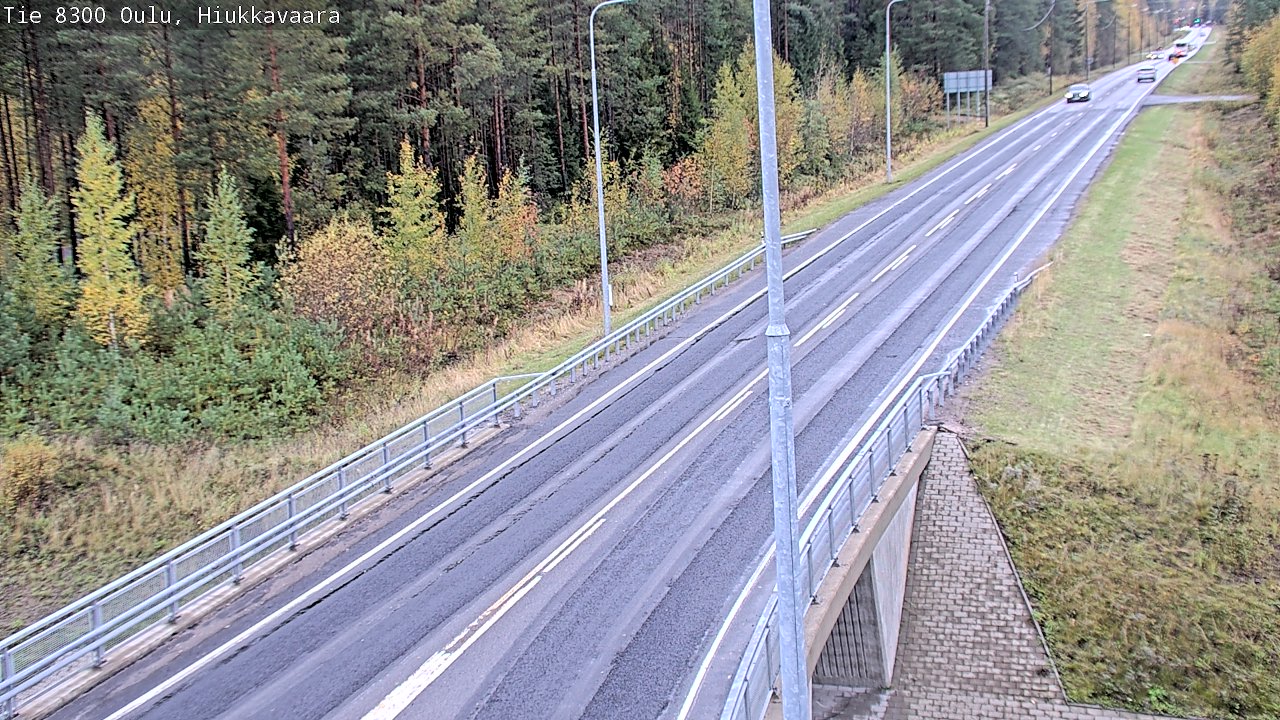 Weather Camera Image road 8300 Oulu Hiukkavaara, Oulu, Pohjois-Pohjanmaa