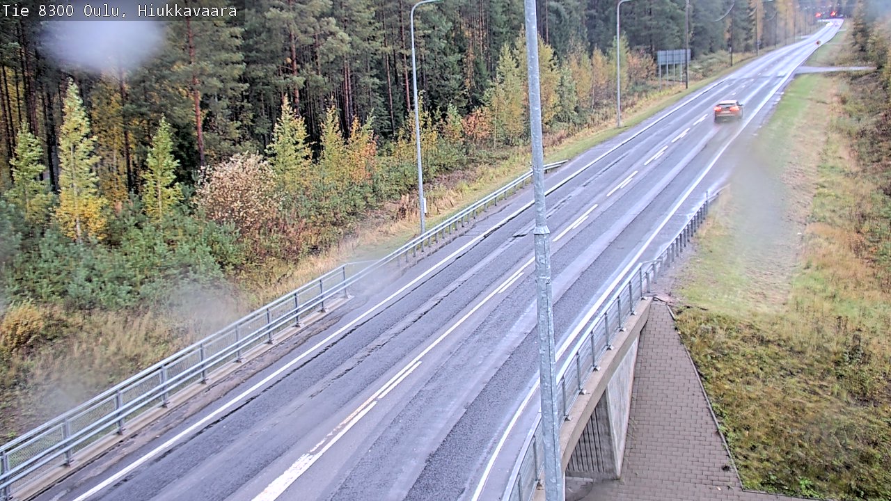 Weather Camera Image road 8300 Oulu Hiukkavaara, Oulu, Pohjois-Pohjanmaa