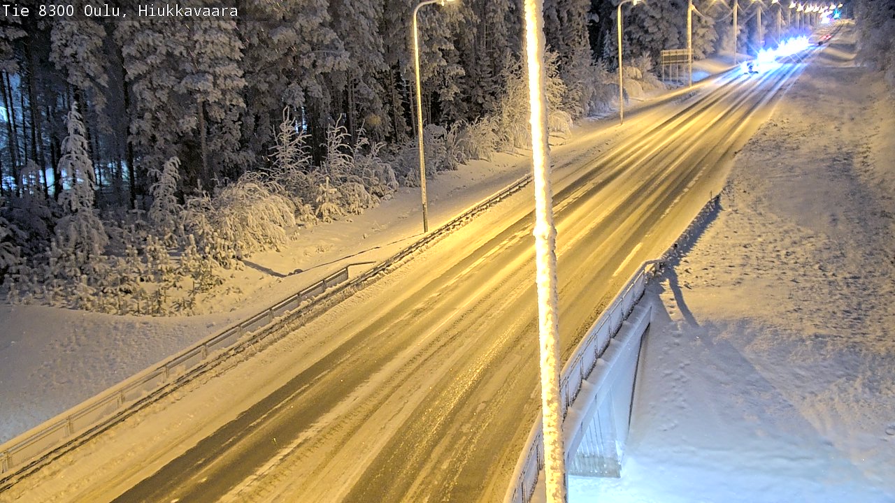 Kelikamerat Kuva tie 8300 Oulu Hiukkavaara, Oulu, Pohjois-Pohjanmaa