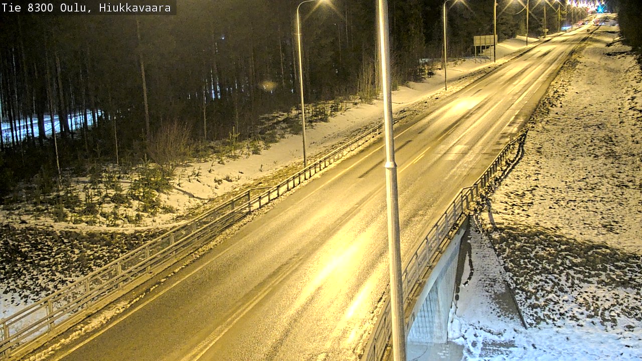 Kelikamerat Kuva tie 8300 Oulu Hiukkavaara, Oulu, Pohjois-Pohjanmaa