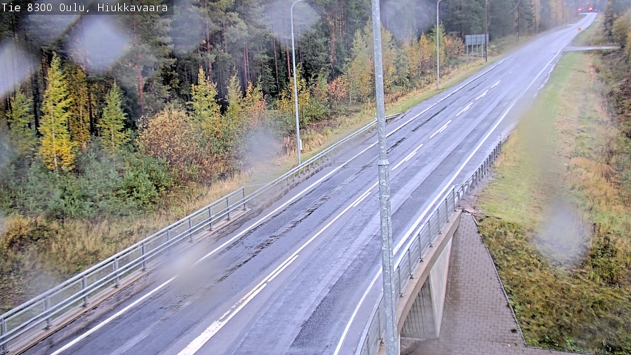 Weather Camera Image road 8300 Oulu Hiukkavaara, Oulu, Pohjois-Pohjanmaa