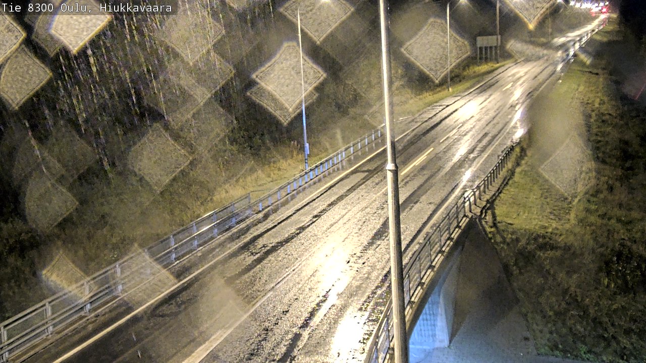 Weather Camera Image road 8300 Oulu Hiukkavaara, Oulu, Pohjois-Pohjanmaa