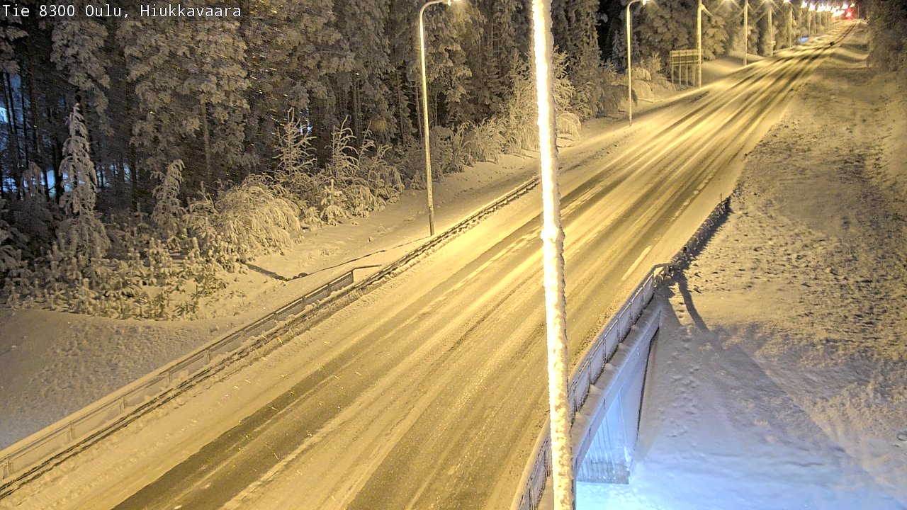 Kelikamerat Kuva tie 8300 Oulu Hiukkavaara, Oulu, Pohjois-Pohjanmaa