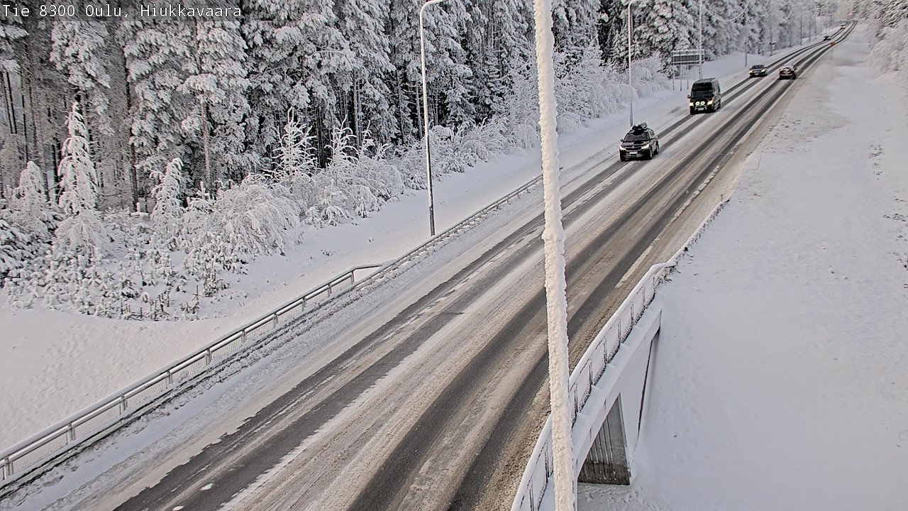 Kelikamerat Kuva tie 8300 Oulu Hiukkavaara, Oulu, Pohjois-Pohjanmaa