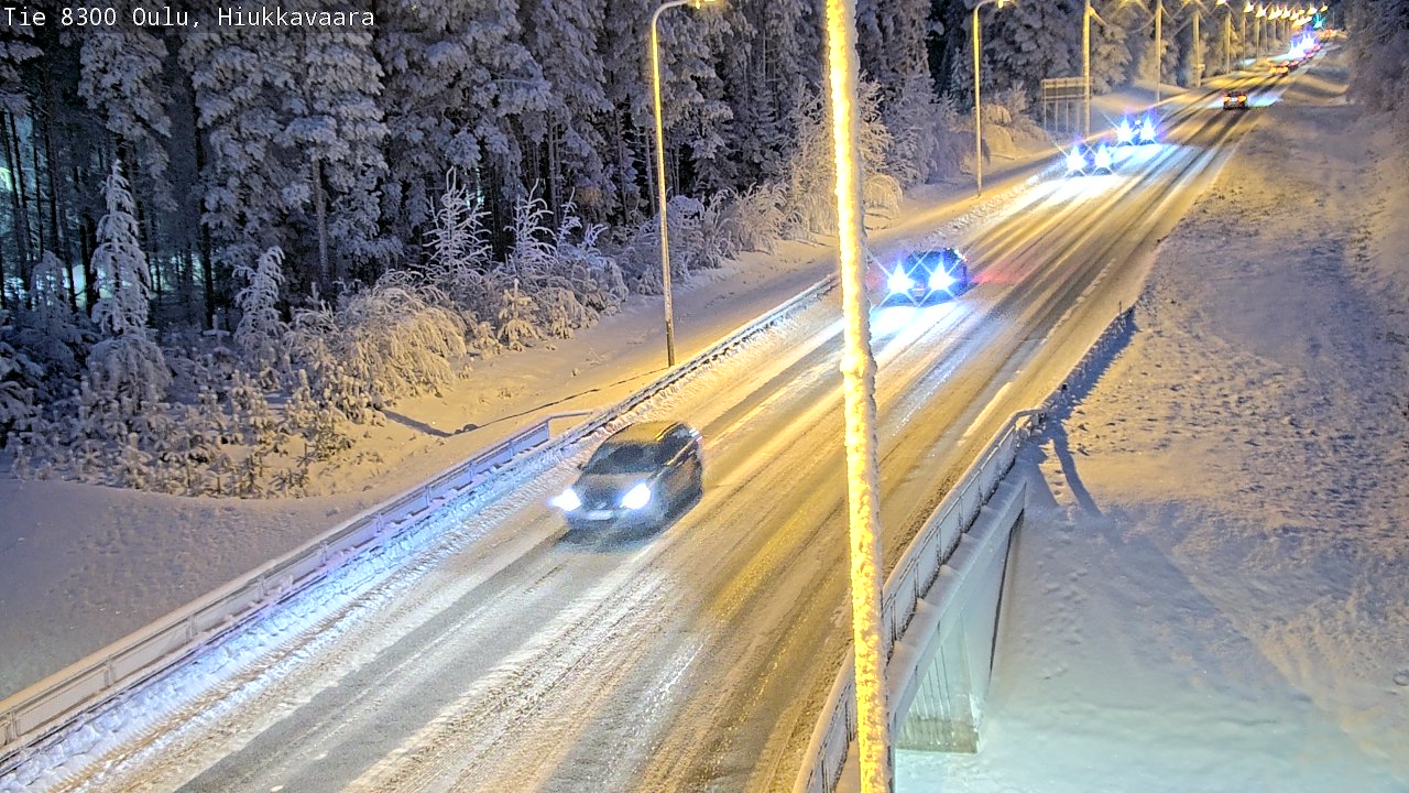 Kelikamerat Kuva tie 8300 Oulu Hiukkavaara, Oulu, Pohjois-Pohjanmaa