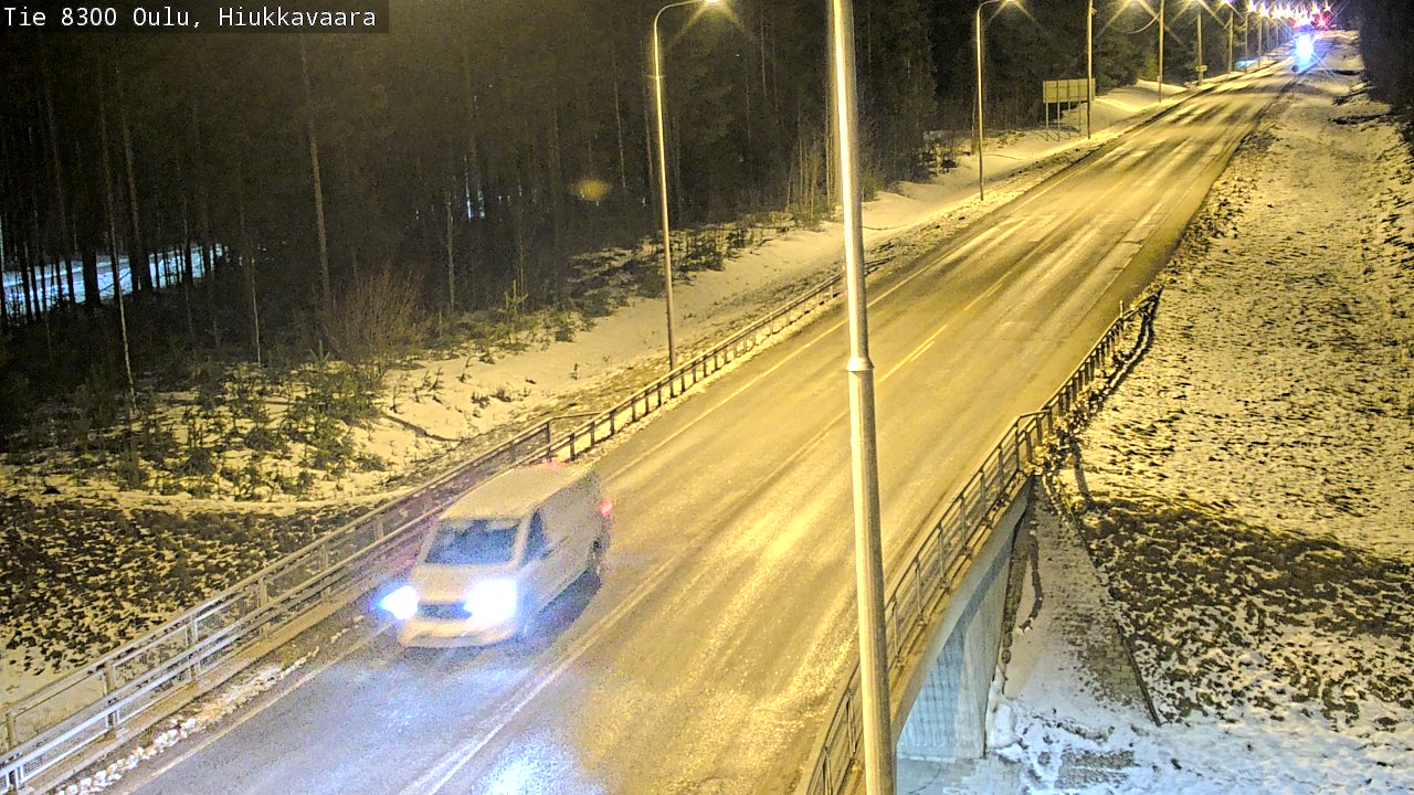 Kelikamerat Kuva tie 8300 Oulu Hiukkavaara, Oulu, Pohjois-Pohjanmaa