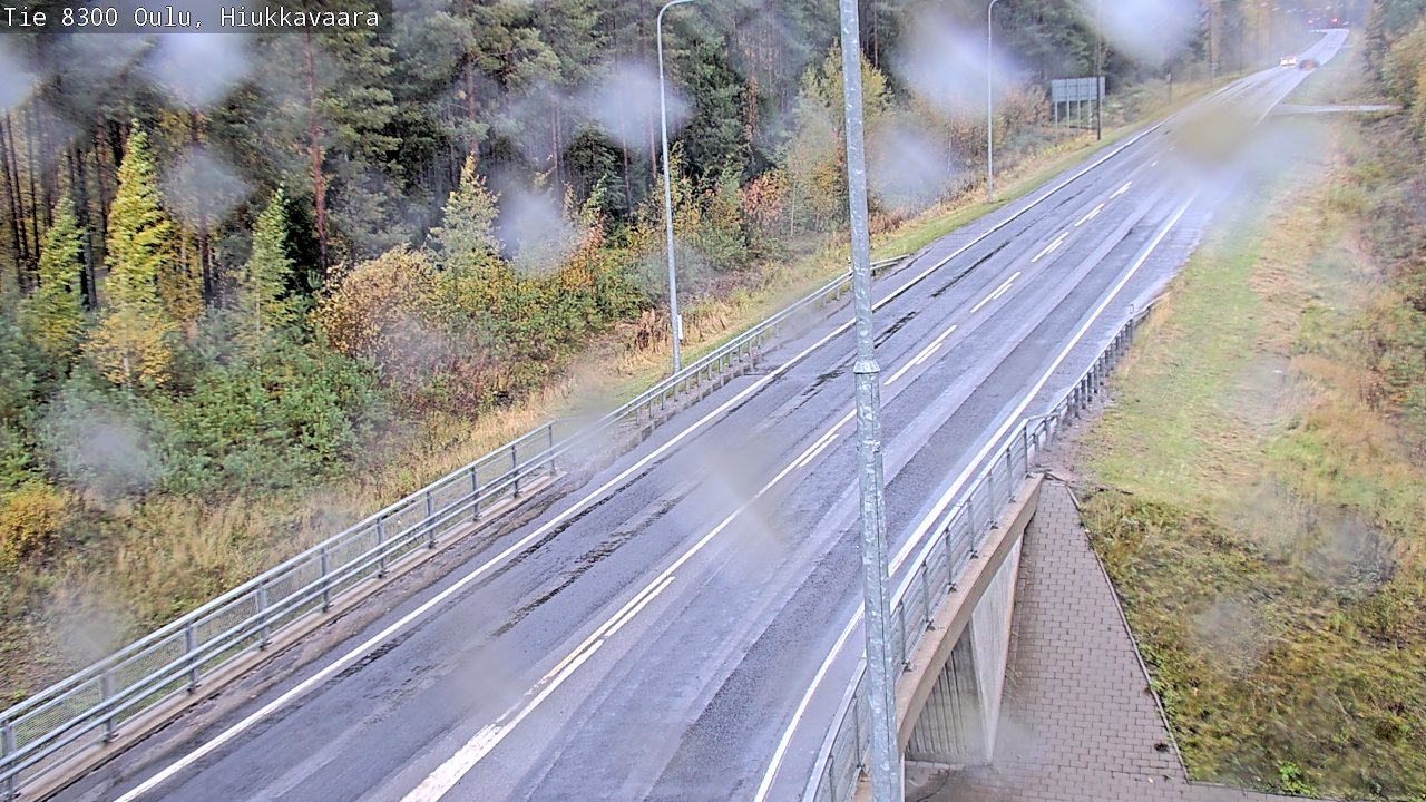 Weather Camera Image road 8300 Oulu Hiukkavaara, Oulu, Pohjois-Pohjanmaa