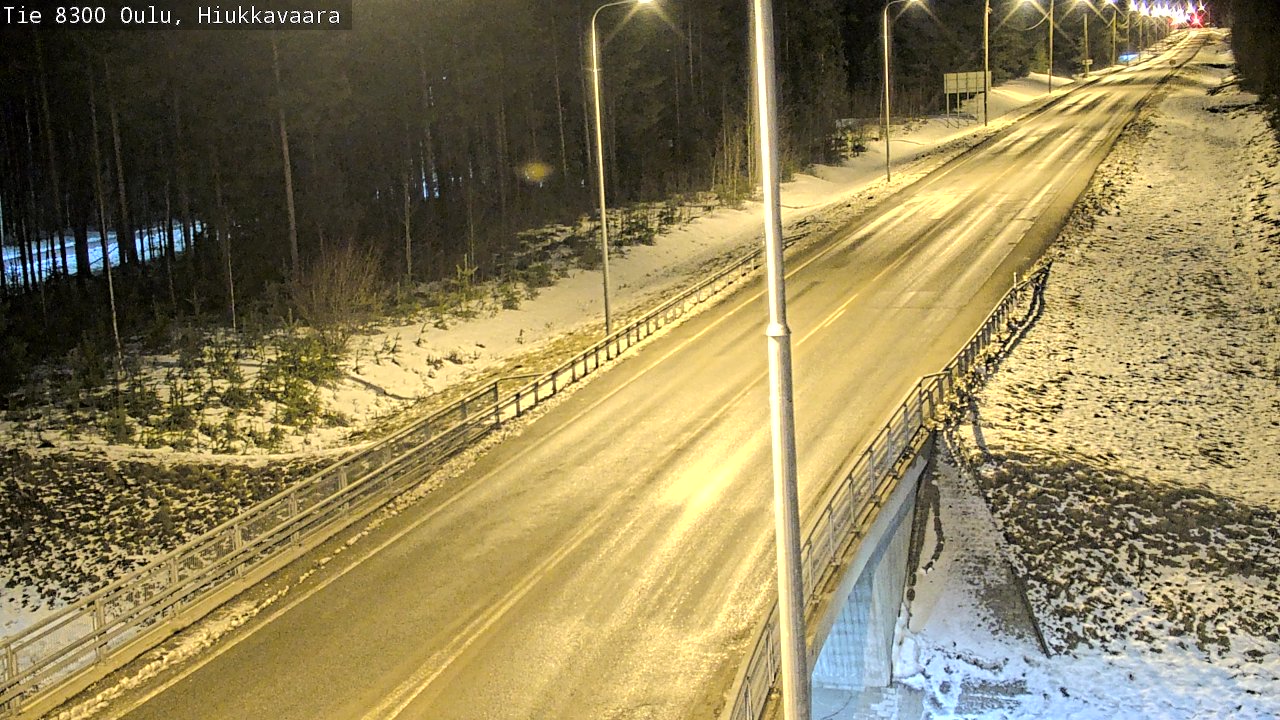 Kelikamerat Kuva tie 8300 Oulu Hiukkavaara, Oulu, Pohjois-Pohjanmaa