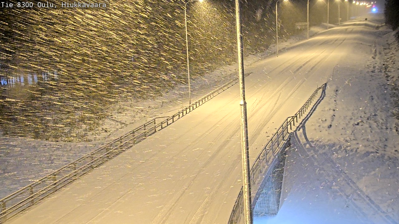 Kelikamerat Kuva tie 8300 Oulu Hiukkavaara, Oulu, Pohjois-Pohjanmaa