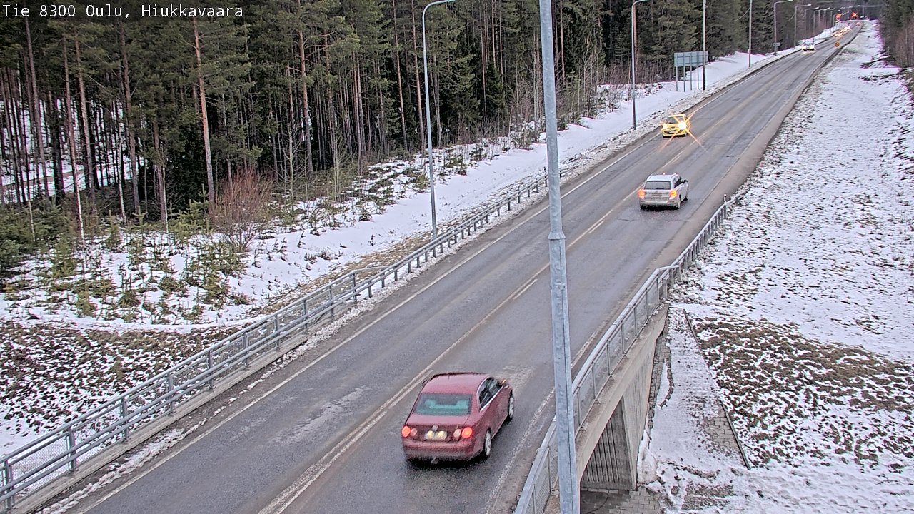 Kelikamerat Kuva tie 8300 Oulu Hiukkavaara, Oulu, Pohjois-Pohjanmaa