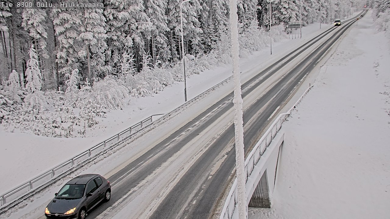 Kelikamerat Kuva tie 8300 Oulu Hiukkavaara, Oulu, Pohjois-Pohjanmaa