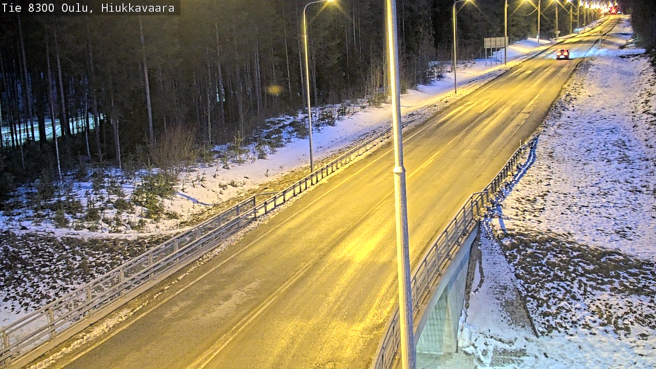 Kelikamerat Kuva tie 8300 Oulu Hiukkavaara, Oulu, Pohjois-Pohjanmaa