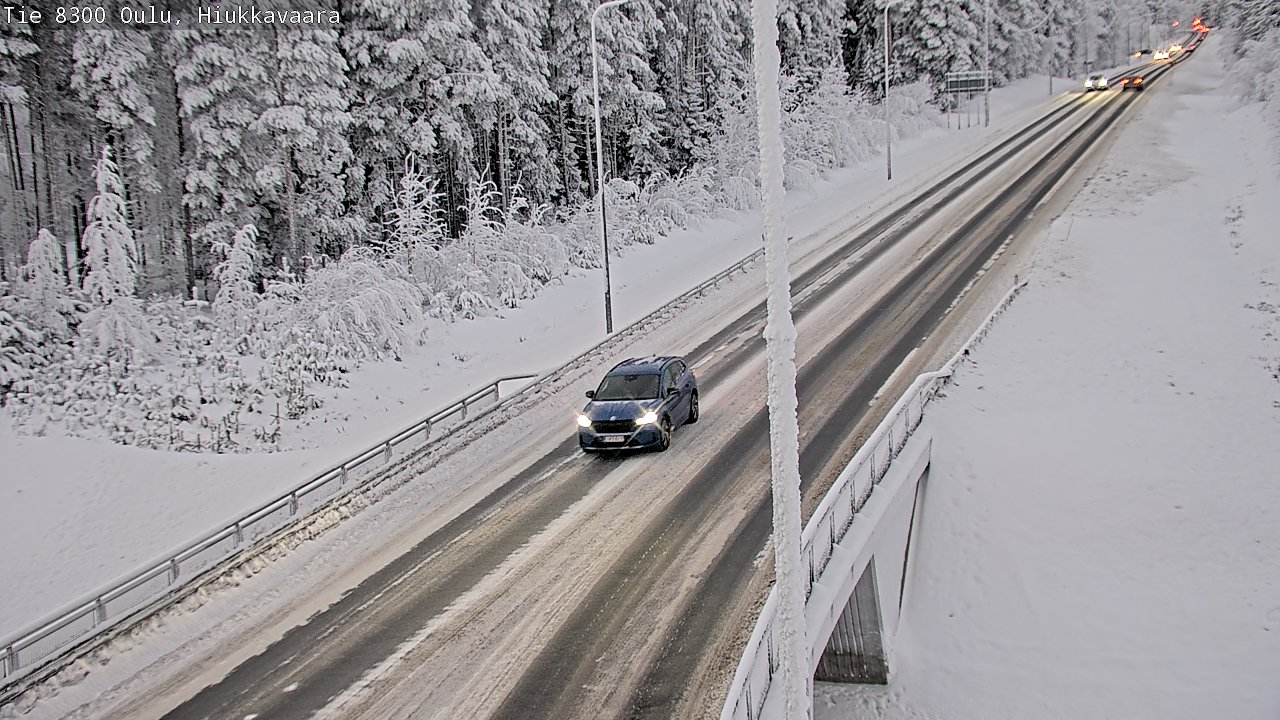 Kelikamerat Kuva tie 8300 Oulu Hiukkavaara, Oulu, Pohjois-Pohjanmaa