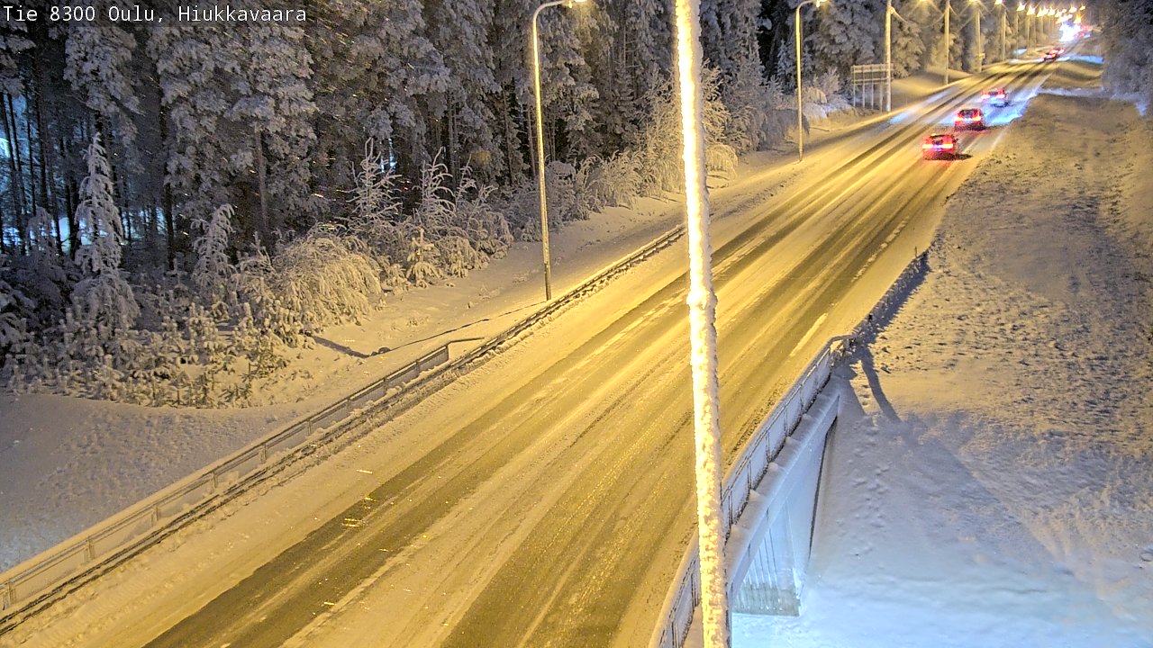 Kelikamerat Kuva tie 8300 Oulu Hiukkavaara, Oulu, Pohjois-Pohjanmaa
