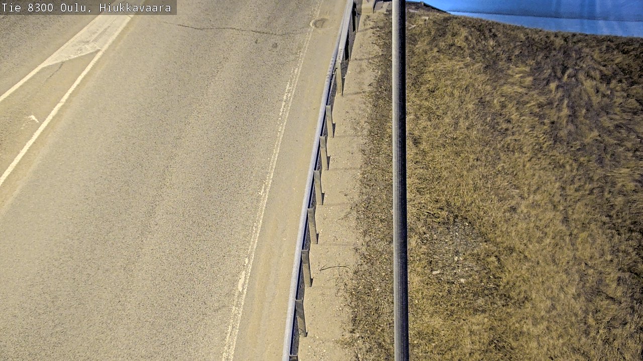 Weather Camera Image road 8300 Oulu Hiukkavaara, Oulu, Pohjois-Pohjanmaa