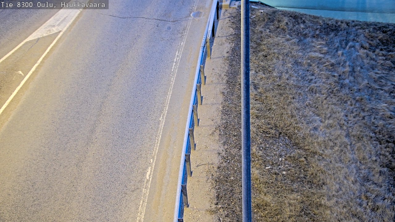 Kelikamerat Kuva tie 8300 Oulu Hiukkavaara, Oulu, Pohjois-Pohjanmaa