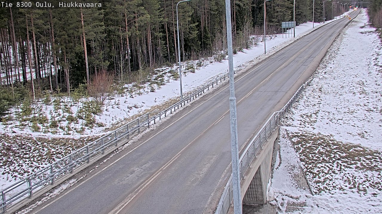 Kelikamerat Kuva tie 8300 Oulu Hiukkavaara, Oulu, Pohjois-Pohjanmaa