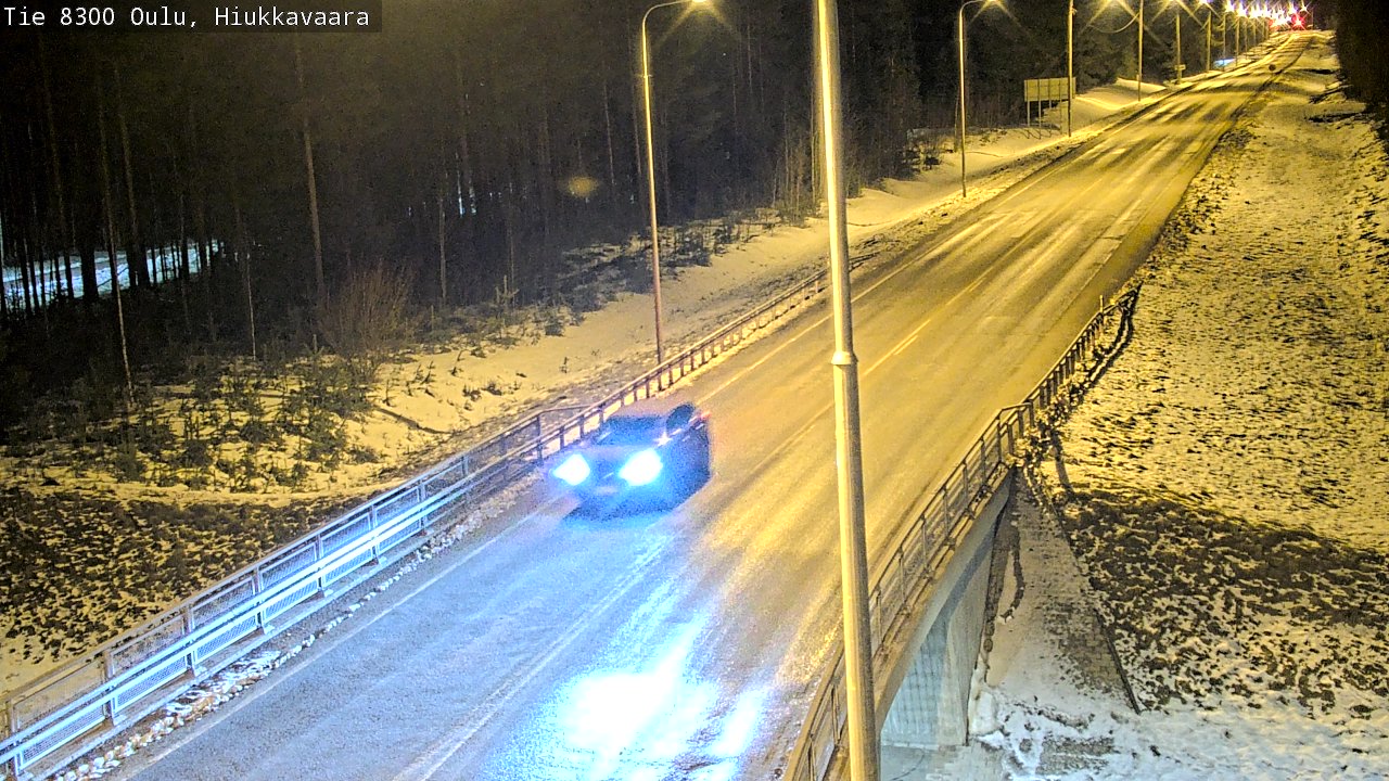 Kelikamerat Kuva tie 8300 Oulu Hiukkavaara, Oulu, Pohjois-Pohjanmaa