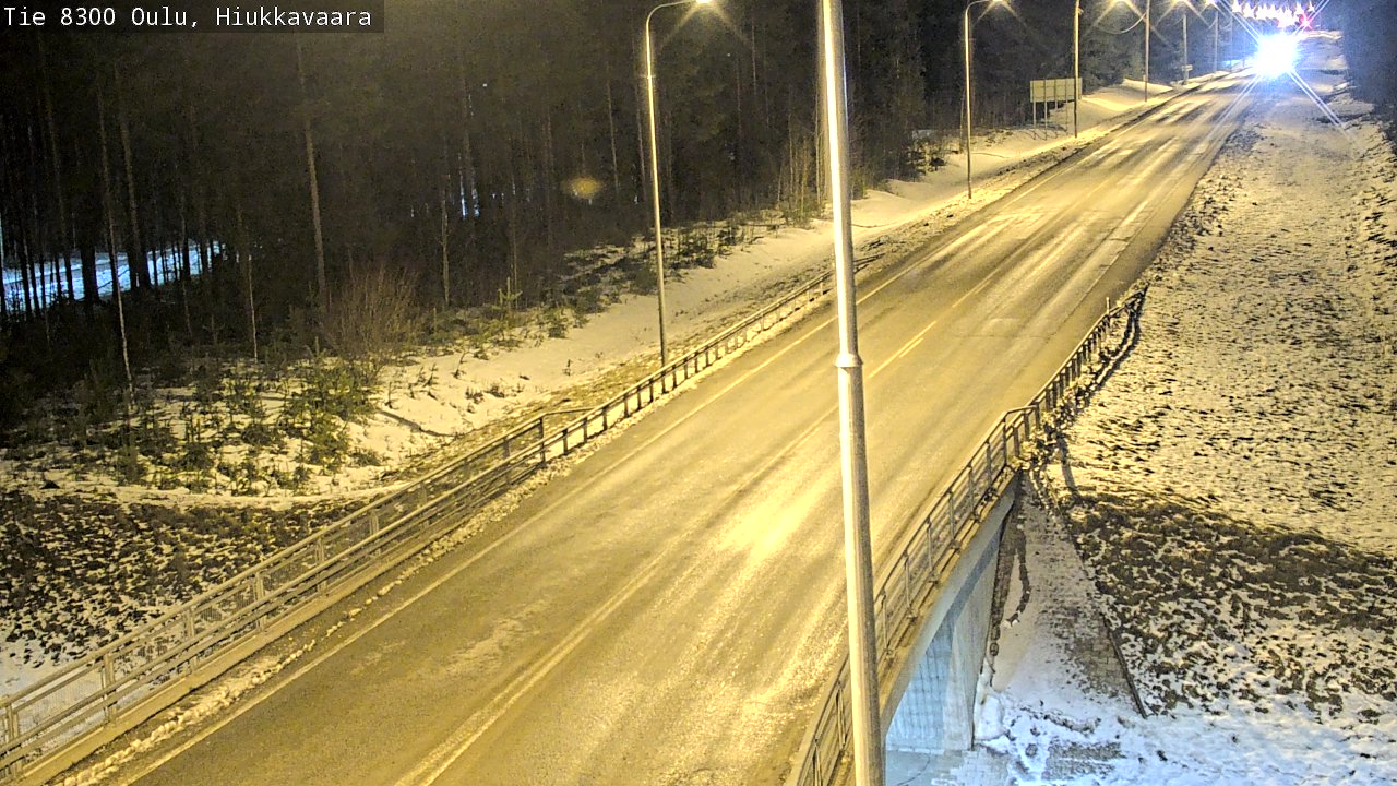 Kelikamerat Kuva tie 8300 Oulu Hiukkavaara, Oulu, Pohjois-Pohjanmaa