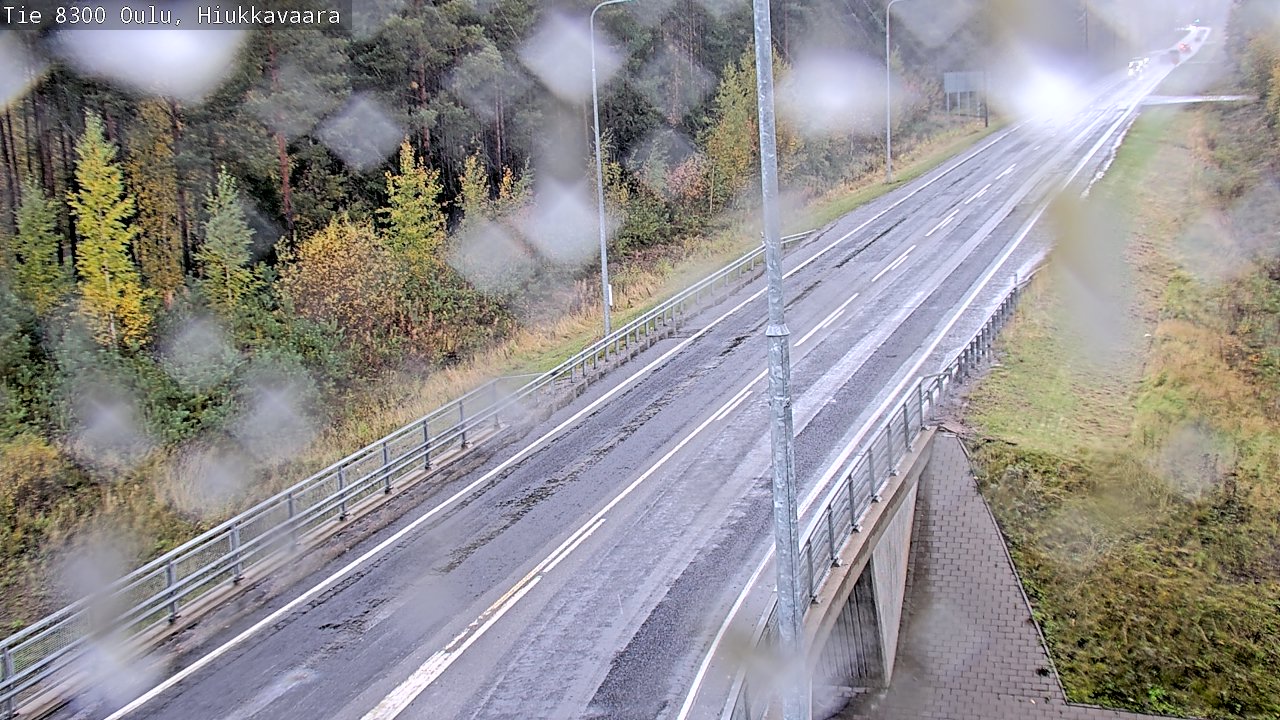 Weather Camera Image road 8300 Oulu Hiukkavaara, Oulu, Pohjois-Pohjanmaa