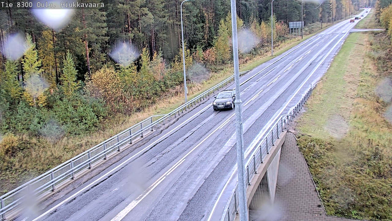Weather Camera Image road 8300 Oulu Hiukkavaara, Oulu, Pohjois-Pohjanmaa