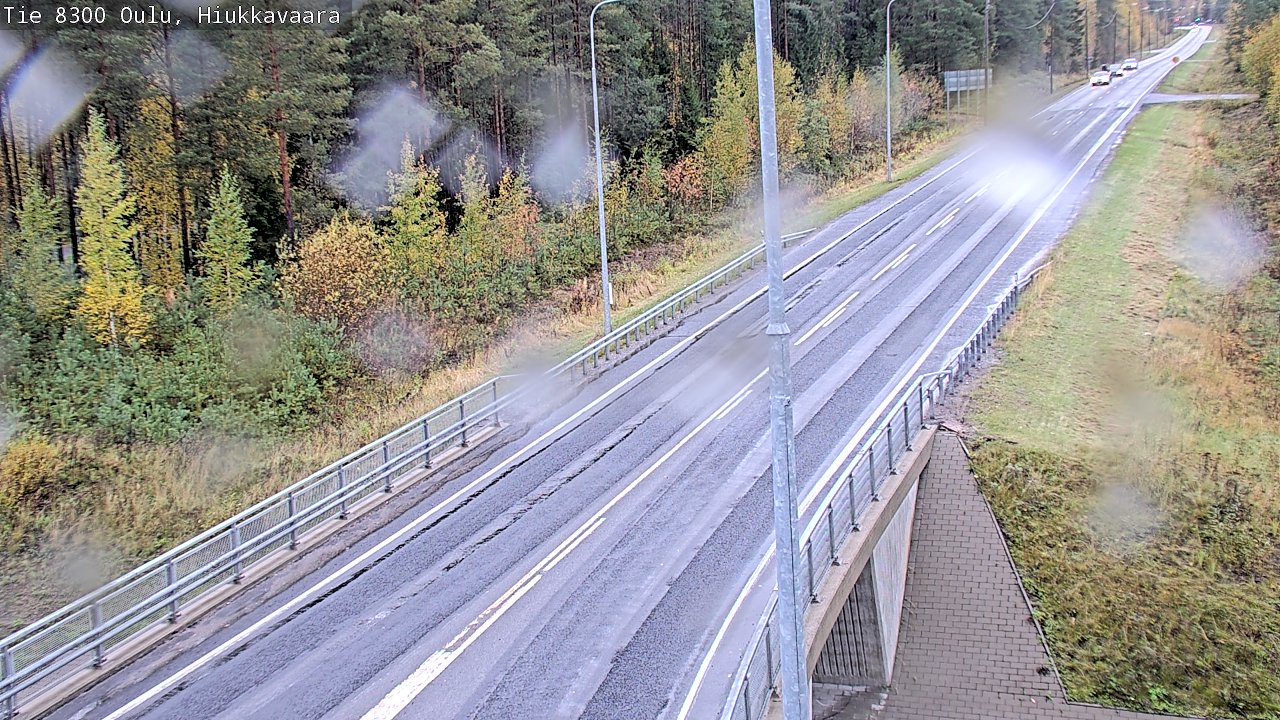 Weather Camera Image väg 8300 Oulu Hiukkavaara, Oulu, Pohjois-Pohjanmaa