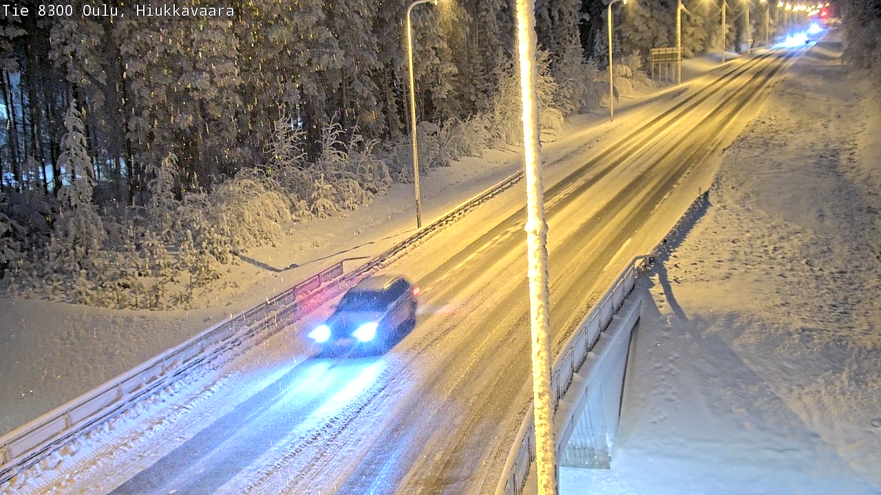 Kelikamerat Kuva tie 8300 Oulu Hiukkavaara, Oulu, Pohjois-Pohjanmaa