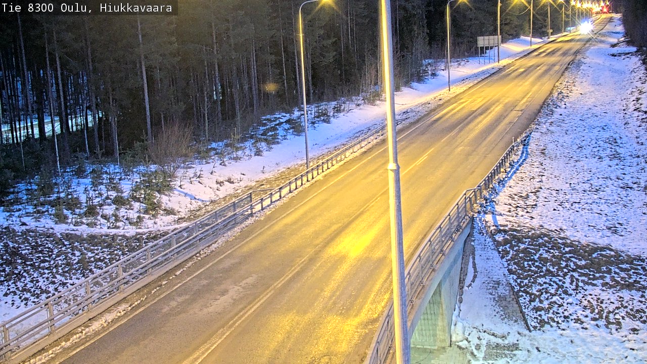 Kelikamerat Kuva tie 8300 Oulu Hiukkavaara, Oulu, Pohjois-Pohjanmaa