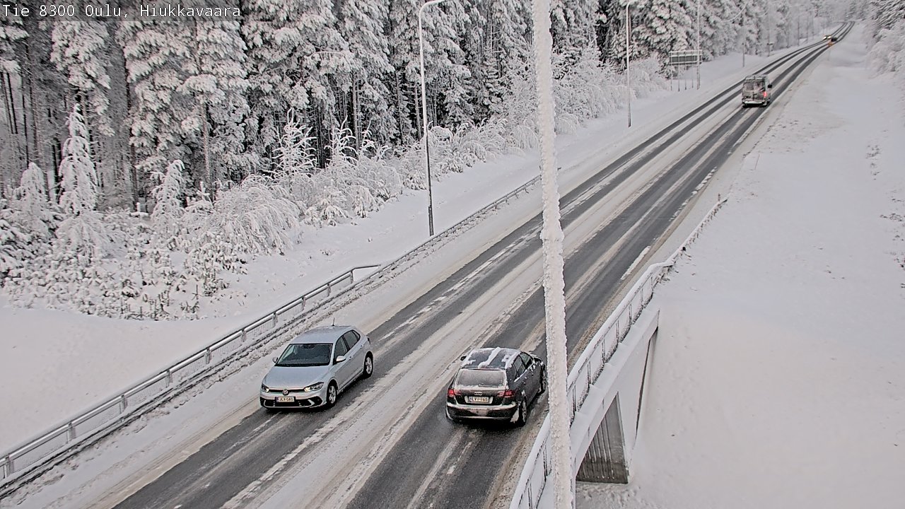 Kelikamerat Kuva tie 8300 Oulu Hiukkavaara, Oulu, Pohjois-Pohjanmaa