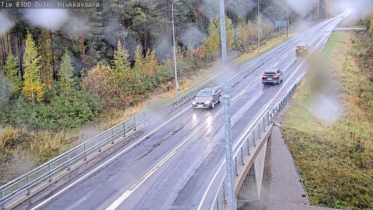 Weather Camera Image road 8300 Oulu Hiukkavaara, Oulu, Pohjois-Pohjanmaa