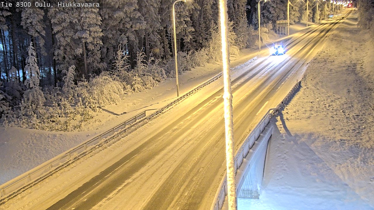 Kelikamerat Kuva tie 8300 Oulu Hiukkavaara, Oulu, Pohjois-Pohjanmaa