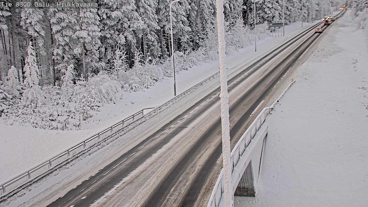 Kelikamerat Kuva tie 8300 Oulu Hiukkavaara, Oulu, Pohjois-Pohjanmaa